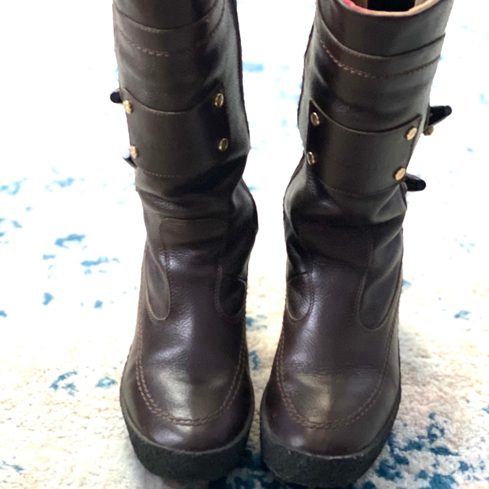 Burberry Waterproof Leather Boots (damaged)